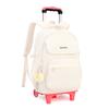 Zaino Scolastico per Bambine Borsa Scolastica con Trolley e Ruote Zaino a Ruote per Studenti Borsa per Libri per Bambini Zaini con Ruote