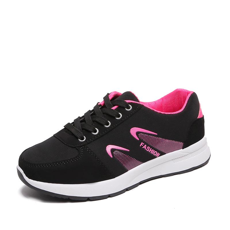 

Женская обувь Кроссовки на шнуровке из сетчатой ткани Низкие повседневные туфли для женщин 40 барби розовый