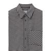 [wooyoungmi] Black Modal Check Shirt W263SH09824B