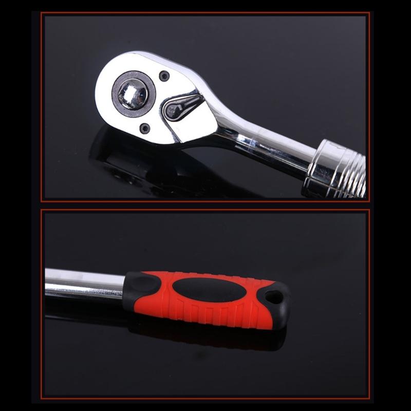 72 Tooth Adjustable Socket Ratchet Wrench 1/2 1/4 3/8 inch Extendable Socket Spanner Torque Wrench Quick Release