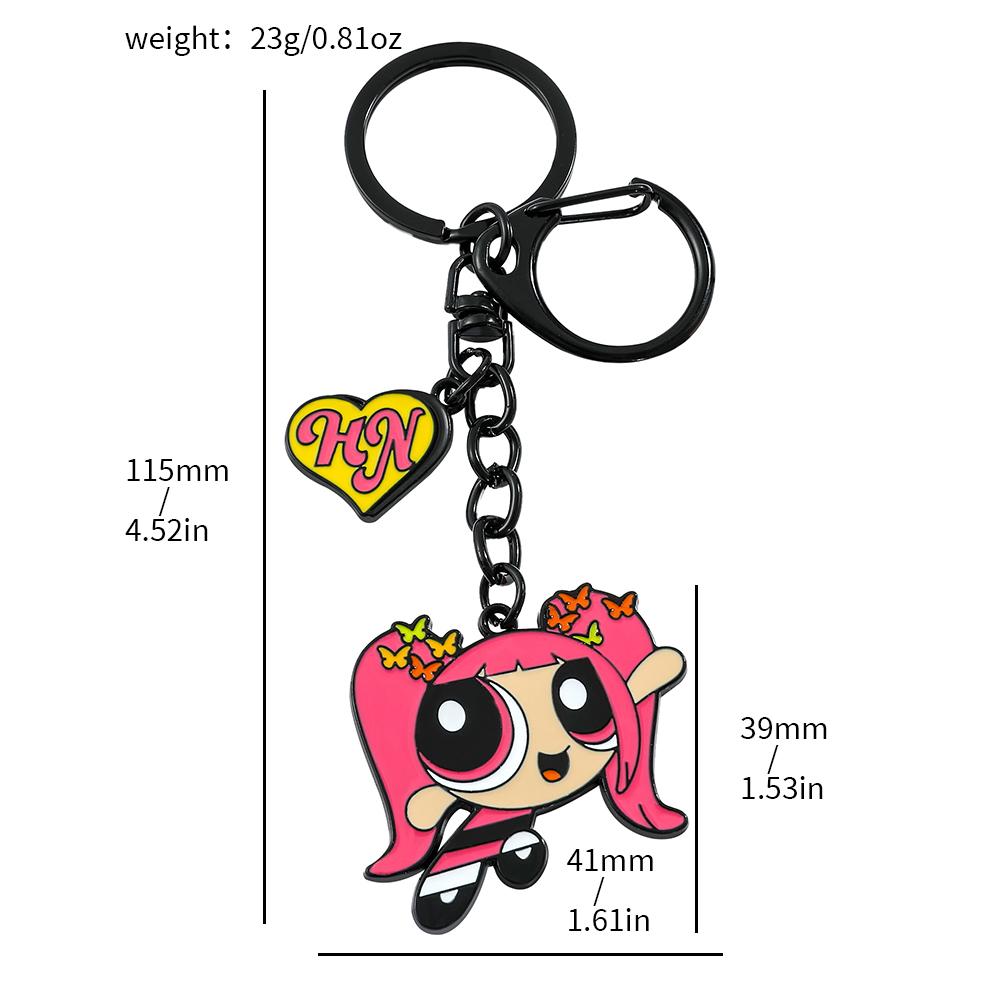 Anime Cute Girl Keychain Bag Charms Pendants Souvenir Creative Party Gift Toy Collection Christmas Fun New