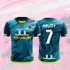 Summer Woman Unisex Style's 90 Minutes MM9 JUL Football T-shirt Outdoor Sports Quick-drying Fitness Training Jersey Short Sleeve Unisex Style