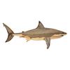 Wood Shark Wall Art Decor Rustic Wooden Shark Statue Ocean Fish Wall