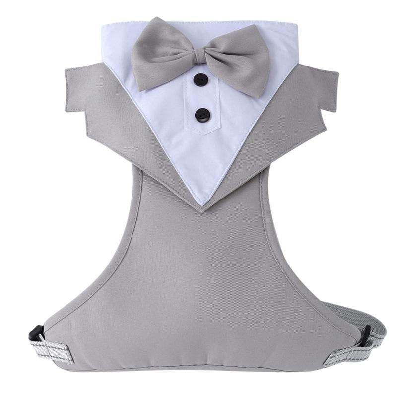 Large Dog Suit Harness No Pull Design for Small Dogs Easy Walk Tuxedo Puppies Vest Harness