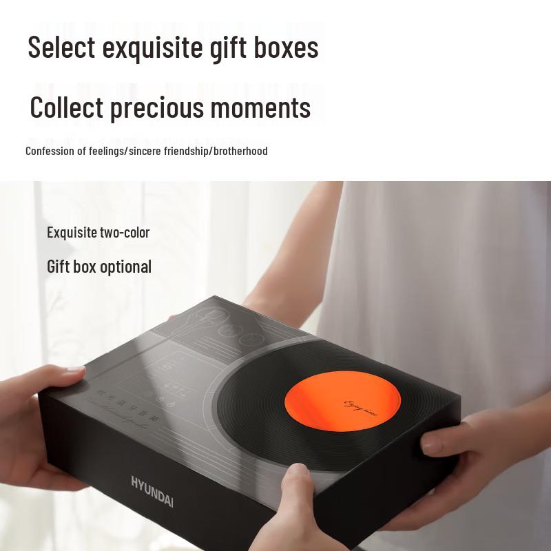 Hyundai YH-F170 Vinyl Record Bluetooth Speaker with Clock