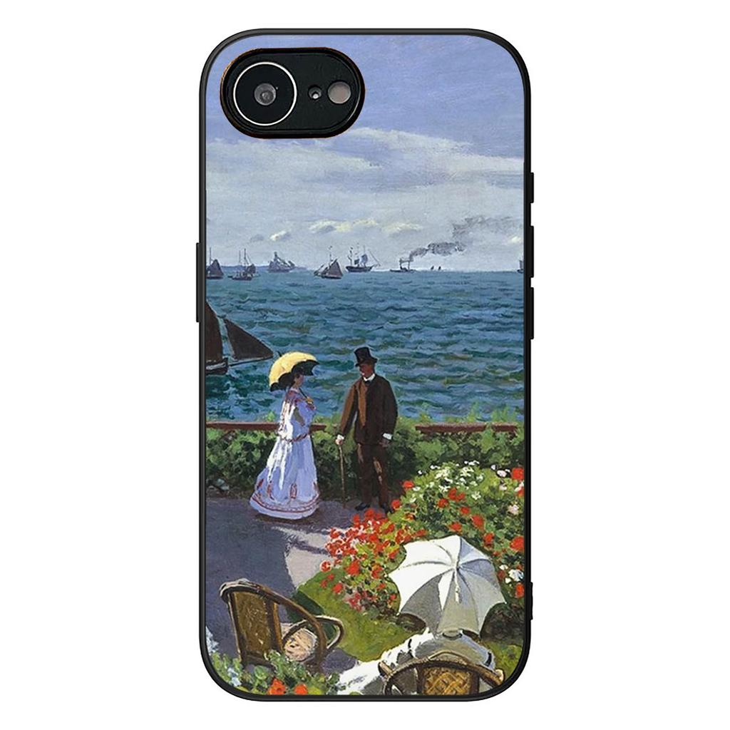 Claude Monet Impressionism Waterlily Cat Phone Cover for Samsung Galaxy S25 Edge S24 S23 FE Plus Ultra A16 A15 A55 A57 5G Case