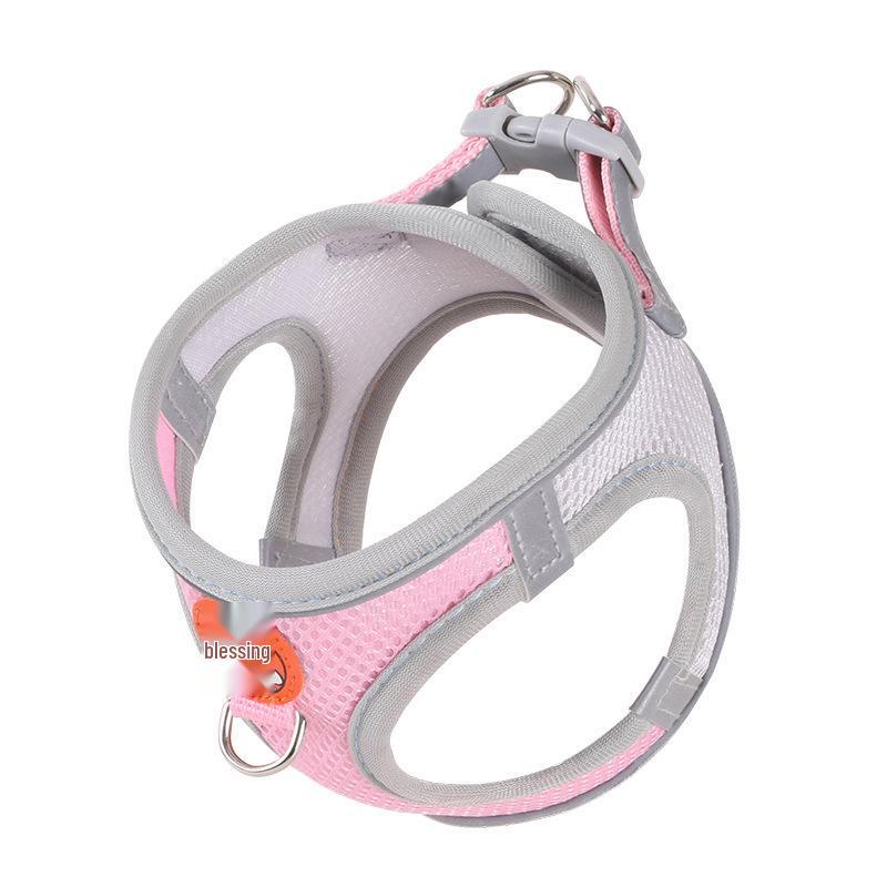 Reflective Breathable Cat Harness & Leash Set - Anti-Escape Vest for Safe Walks