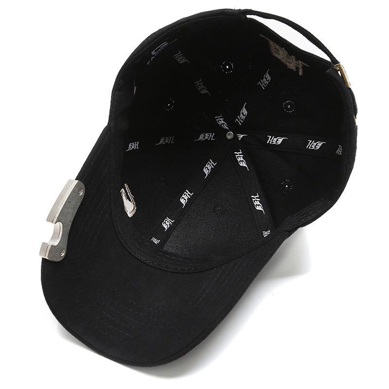 New baseball cap three-dimensional embroidery cap personalized summer bottle opener hat versatile sun hat hat