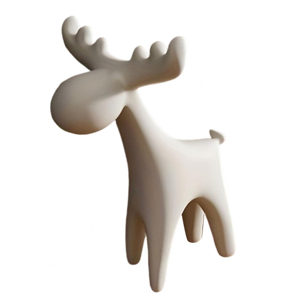 Nature-inspired Home Decor Reindeer Figurine Home Decor Small 3d Printed Reindeer Figurines for Christmas for Tv for Wine