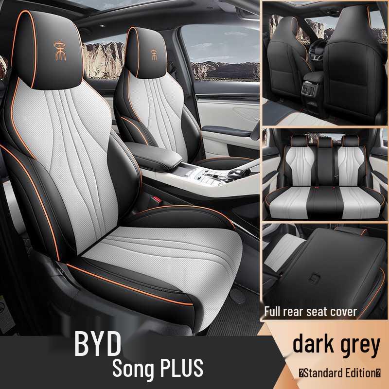 BYD Song PLUS 2025 DM-i 75KM Luxury Seat Covers – Full Coverage Cushions Dedicated for Song PLUS, 5-Seater Full Coverage
