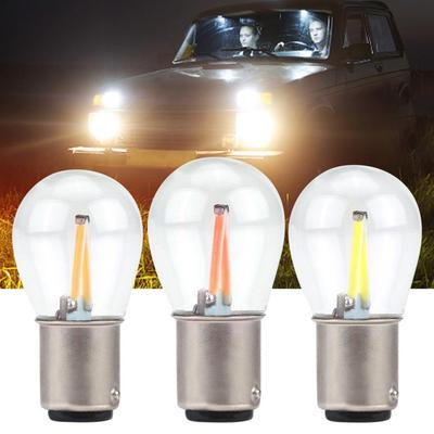 BAY15D 1157 12V LED auto brzda zpátečky směrová světla super jasná žárovka