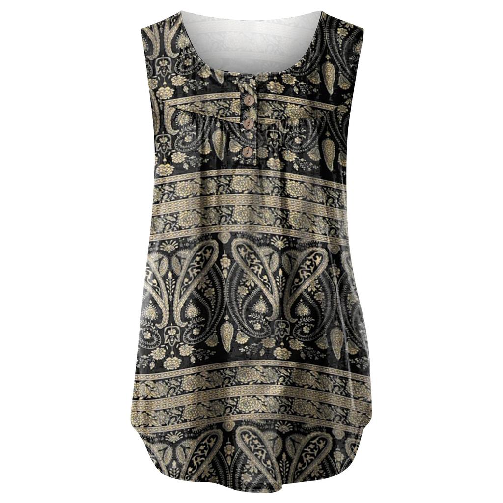 Damenmode, lässig, lockerer Druck, Hosenträger, Strand-Sommerkleid, lockeres ärmelloses Kleid