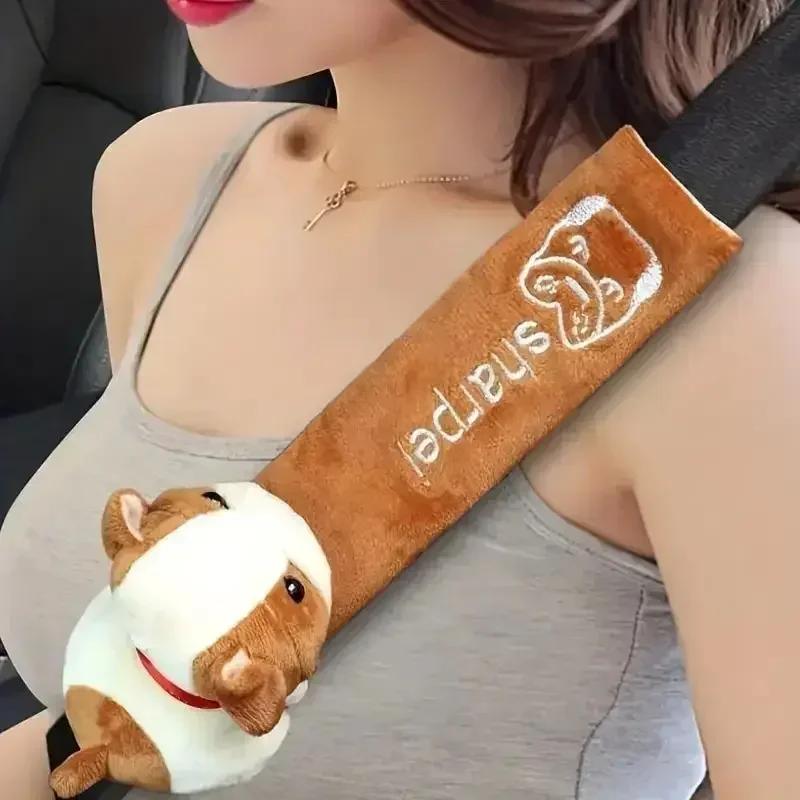 Cartoon Seat Belt Car Seat Belt Shoulder Pad Car Shoulder Protector Car Accessories Interior Seat Belt Protector