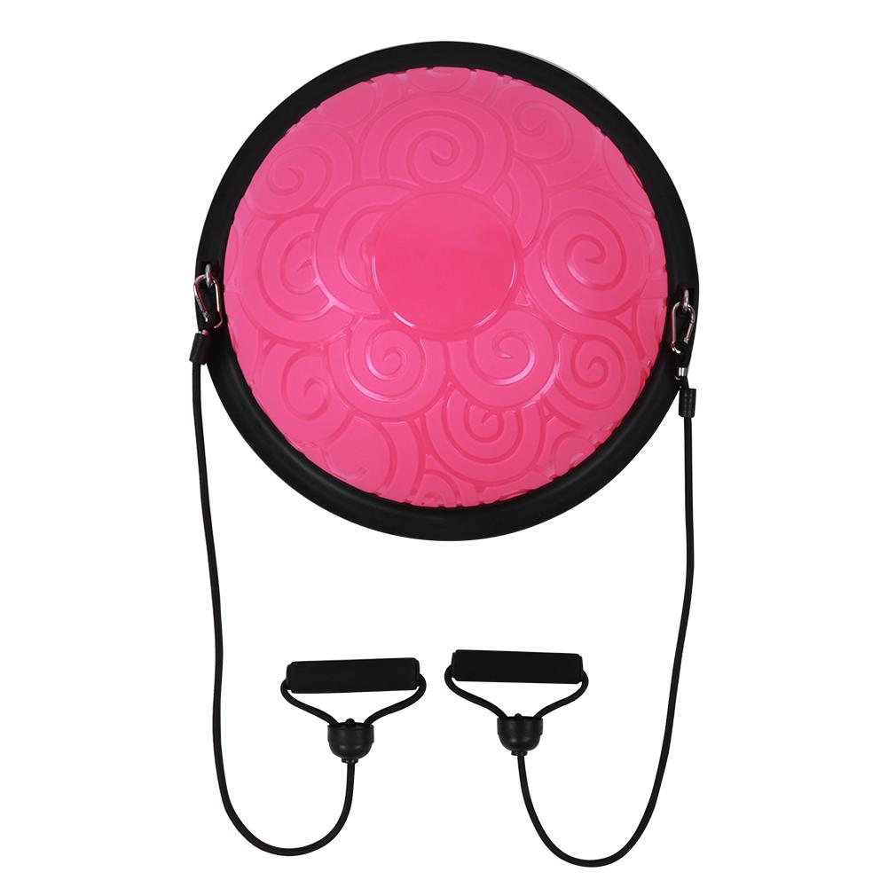 Thicken Explosionproof Balancing Half Ball Trainer Yoga Pilates Fitness Exercise EquipmentPink