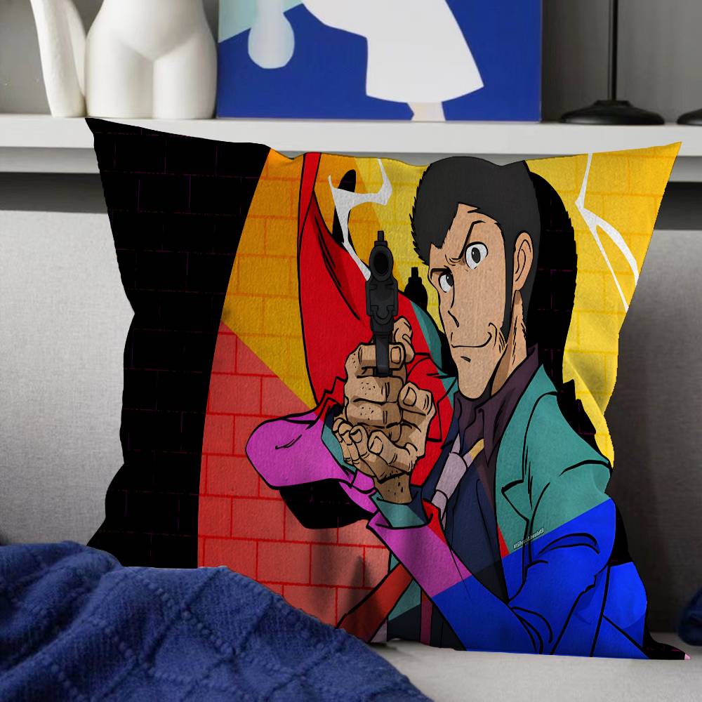 

Adventure Story LLupin The Third Cushion Cover Car Throw Pillow Case For Sofa Car Christmas Gift xcm xcm 30x30 cm