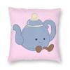 Amuseables Vicky Teapot Square Pillowcase Polyester Linen Velvet Printed Zip Decorative Throw Pillow Case Room Wholesale