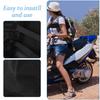 Universal Fit Waterproof Motorcycle Seat Cover for Scooter Moped E Bike Electric Vehicle All Season Sunproof PU