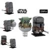 Star Wars 75317 Building Blocks Model Action Figure Collection Set With Mandalorian Baby Yoda