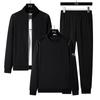 Herren Sport Running Set Mode Lässig Dreiteiliges Set Strickjacke + Pullover + Hose