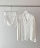 Baseukala Sheer Scarf Blouse (2Colors)