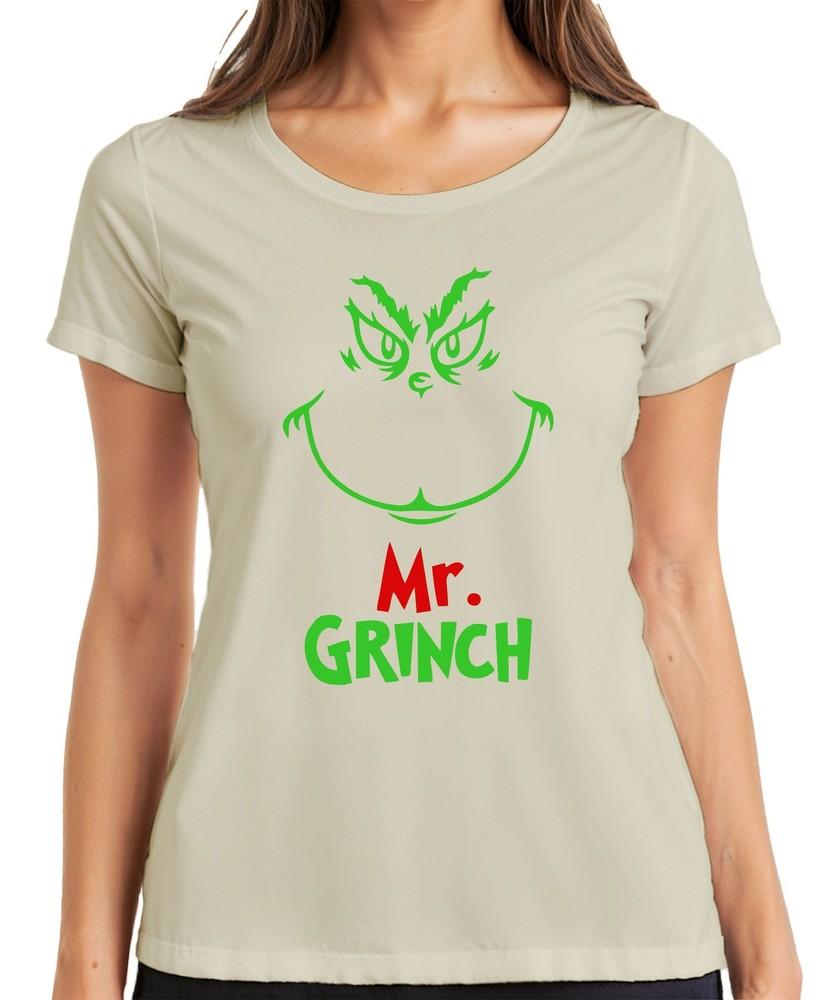 Mr Grinch Christmas Funny Xmas Gift Grinchfan Retro Ladies Tshirt
