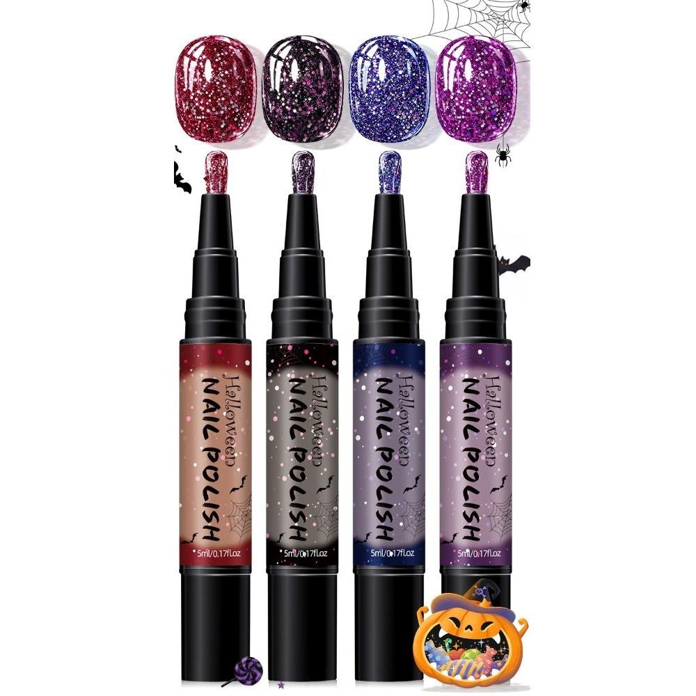 Quick Drying Nail Polish Pens High Saturated Nail Art Varnish Baking Nail Polish  Nail Art