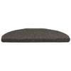 Self Adhesive Stair Treads 5 pcs 65 x 21 x 4 cm Anthracite Grey Semi Round Large