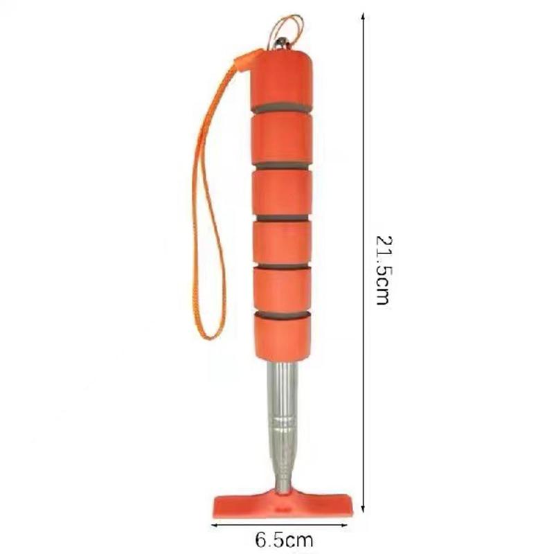 Car Rearview Mirror Wiper Stainless Steel Telescopic Retractable Layered Brush Head Window Wash Cleaning Brush Handheld Wiper