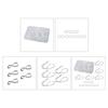 Epoxy Necklace Keychain Mold Resin Casting Pendant Mold Suitable for Diy Crafts