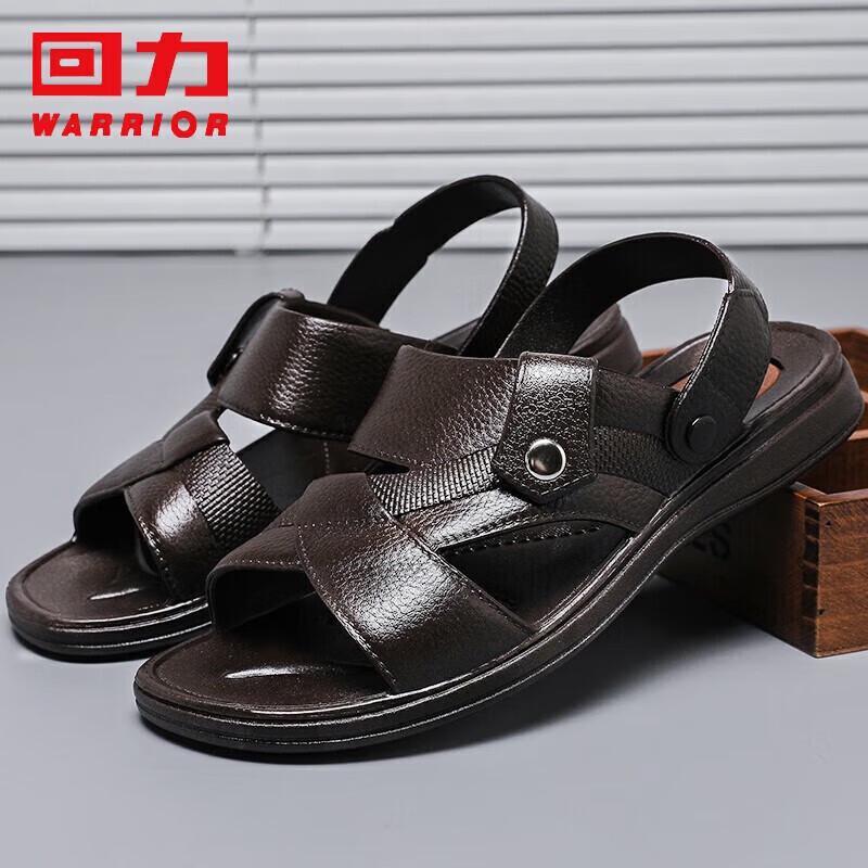 Huili Men s Casual Two-Way Sandals HL3338 41 коричневый