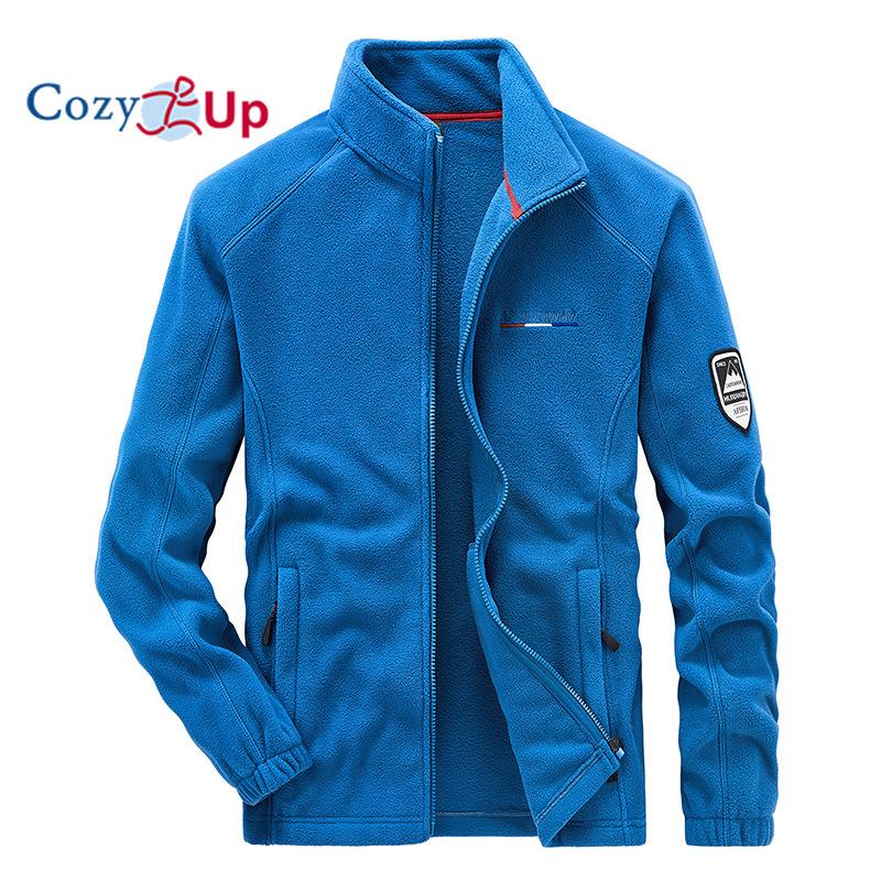 Cozy Up Men's Fleece Lined Softshell Jackets Color Water Resistant Windbreaker Winter Snow Coat Hooded