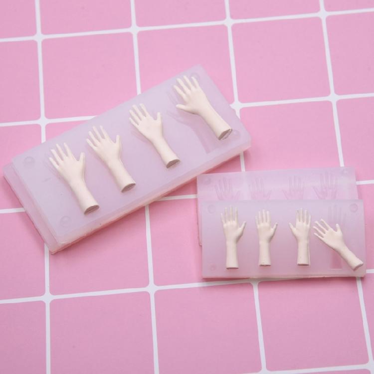 Safe Palms Silicone Mould Easy to Wash for Resin Clay Crafting Home Decoration and Fun