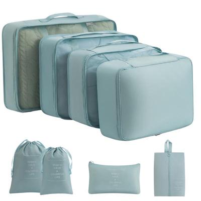 Ten-Piece Waterproof Travel Organizer Bag Set with Compartments