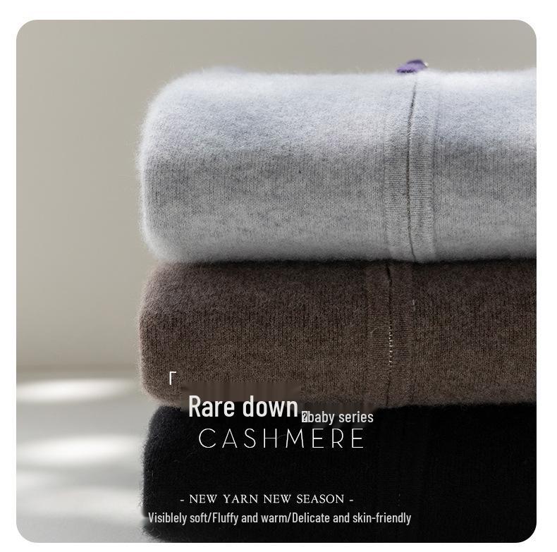 2024 Autumn/Winter Women's Thick Cashmere Knit Cardigan, Long Sleeve Loose-Fit Color Block Hoodie - Versatile and Warm.