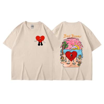 Bad Bunny UN VERANO SIN TI graphique unisexe Tyy MUNY imprimé pur coton respirant et confortable vêtements unisexe