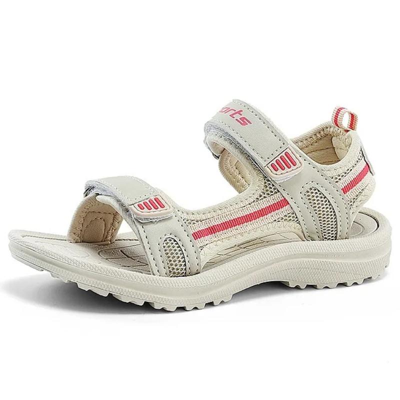 Boys Sandals Summer Children Open Toe Beach Sandals Lightweight Breathable Anti-slip Outdoor Kids Fashion Casual Walking Shoes