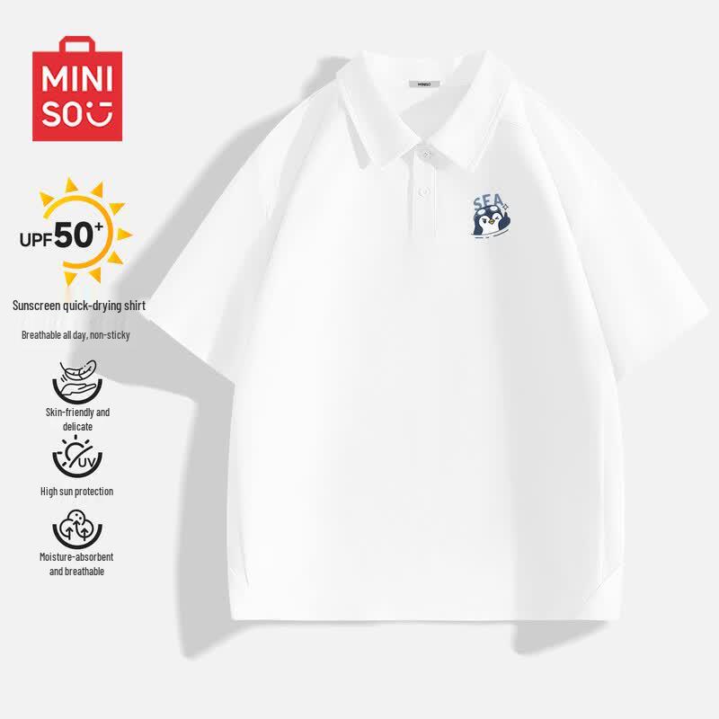 MINISO Men's Quick-Dry Polo Shirt