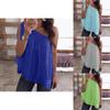 Stylish Womens Casual One Off Shoulder Shirt Blouse In Comfortable Plus Size Design
