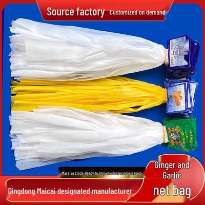 Knoblauch- und Ingwer-Netzbeutel - Strapazierfähige Nylonverpackung für kleine Gegenstände