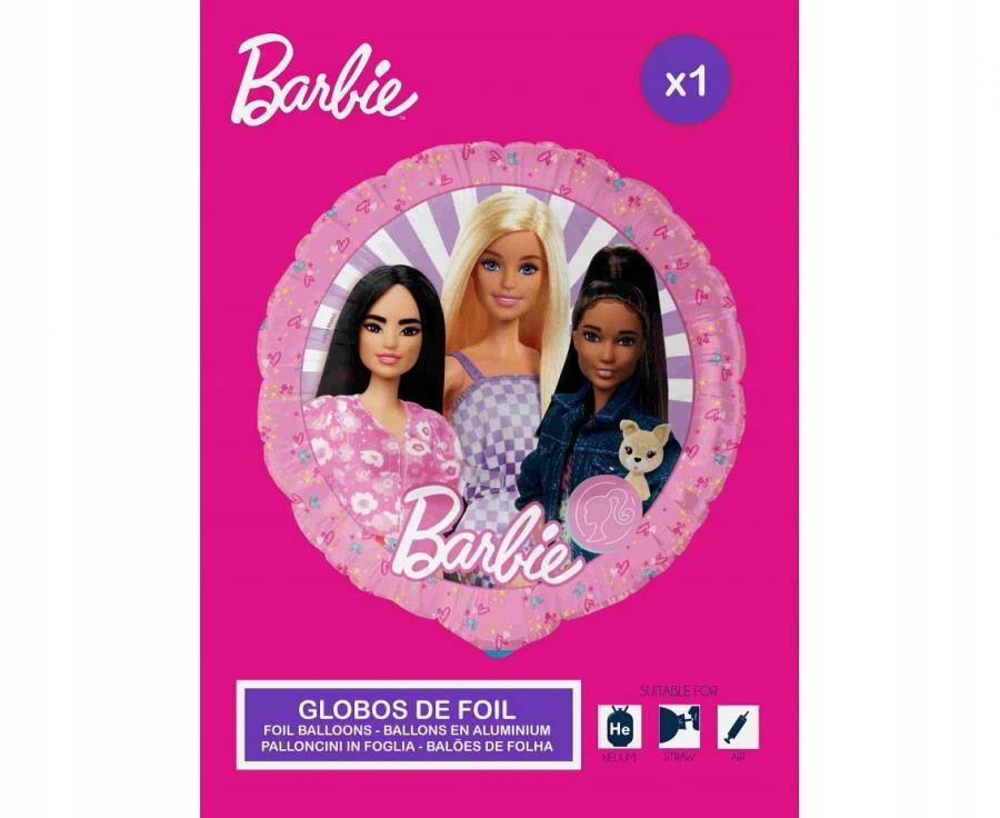 Balon Foliowy Barbie Lalka Laleczki Urodziny Party Dekoracja Festyn 45Cm