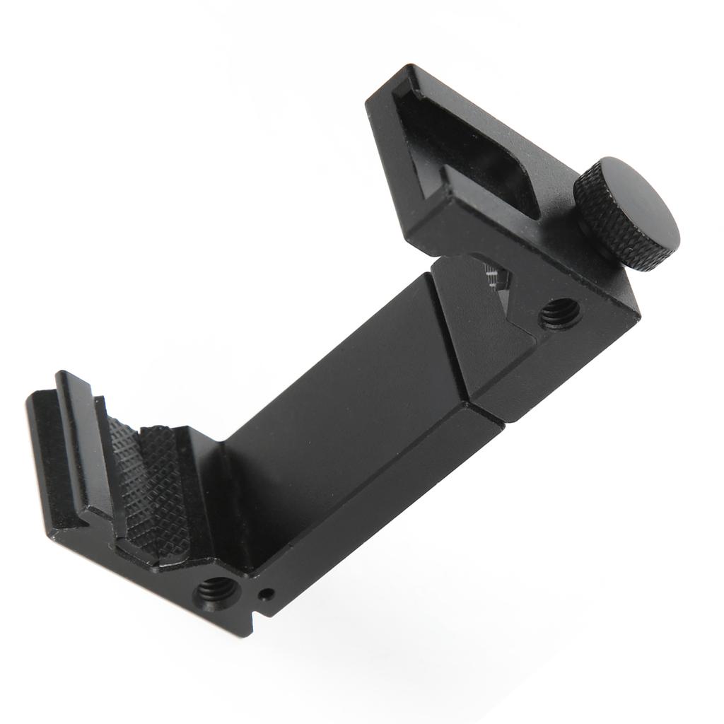 Mobile Phone Tripod Mount Clip Adjustable Phone Clamp with Cold Shoe for Fill Light