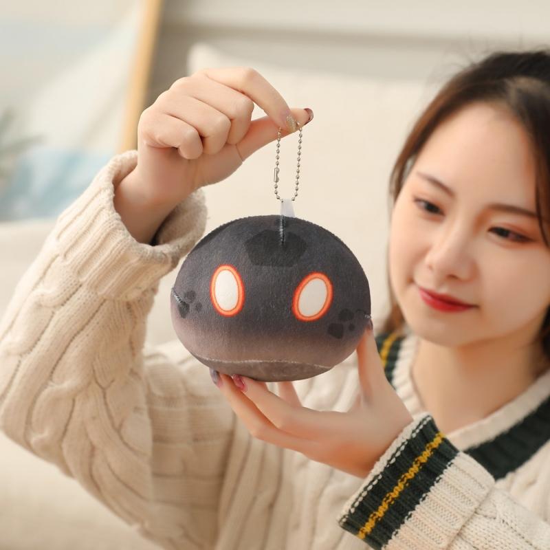 10cm Genshin Slime Plush Pendant Toys Genshin Impact Stuffed Pillow Cute Anime Game Original God Cosplay Fans for Kid Gift