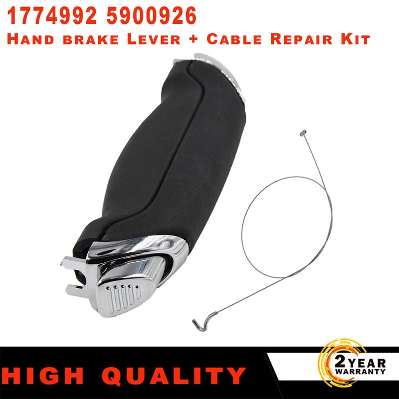 CITALL Metal 17" Handbrake Lever Release Cable Or Parking Handbrake Stop Handle Lever For Ford S-Max Galaxy 2006-2015 1774992