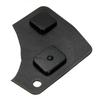 Black 2 Buttons Key Leather Remote Key Accesso Fob Repair Kit Switch Rubber Pad for Toyota