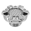 Motorcycle Mesh Style Low-Profile Vented Fuel Tank Gas Cap with Right-Hand ThreadsTanks For Harley-Davidson Sportsters 1982-2020