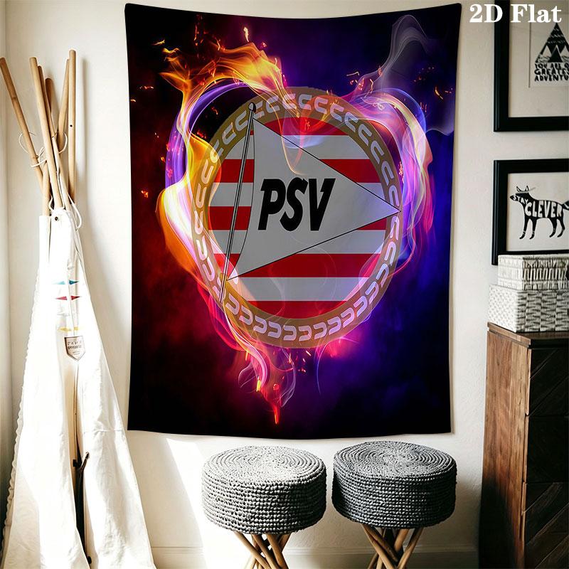 PSV Eindhoven Wall Hanging Printed Fabric Blanket Decorative Tapestries for Bedroom Living Room Home Decor