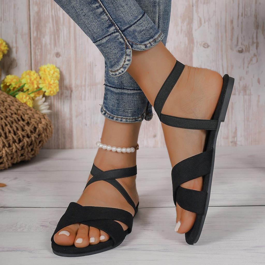 Fashion Women Sandals 2024 Summer New Casual Comfortable Beach Sandals Outdoor Flip Flops Flat Simple Women Shoes Open Toe Women Sandals