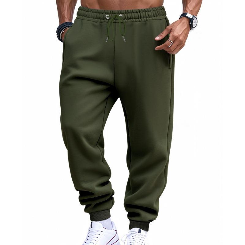 Pantaloni da Jogging Casual Americani da Uomo, Monocolore, per Palestra, Fitness, Allenamento