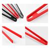 Heat-Resistant Silicone Food Tongs Non-Slip Kitchen Utensil for Bread Steak BBQ Dishwasher Safe Ergonomic Grip for Home Outdoor Grilling