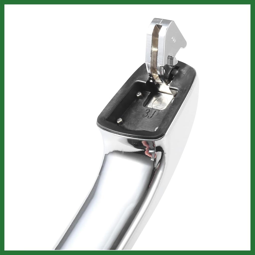 Motoforti Car Exterior Door Handle Front Right 82651-3J000 for Hyundai Veracruz 2007-2012 Silver Tone Long-lasting